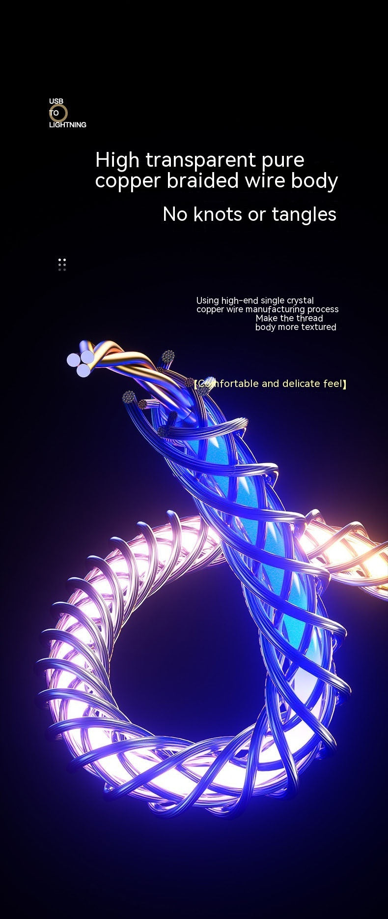 RGB Charging Data Cable Magic Color RGB Charging Data Cable Magic Color
